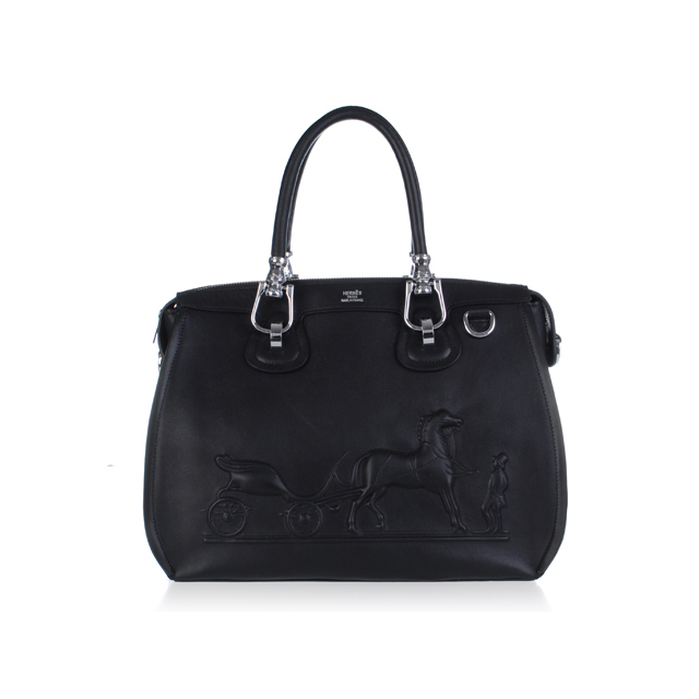 0322 2012 Hermes nuova borsa in pelle Medium Shoulder 0322 nero con